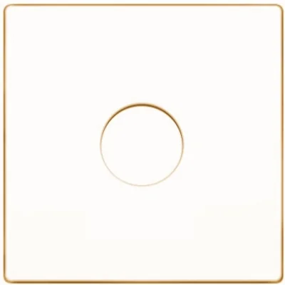 Centrotavola per presa altoparlante, 1x crema lucida