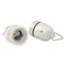 CERAMIC LAMP HOLDER WITH HOLDER, E27, WHITE