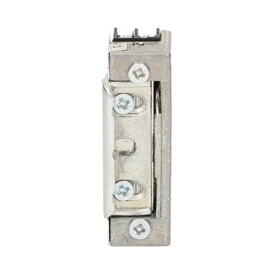 Cerradero eléctrico simétrico con cerradura, gris