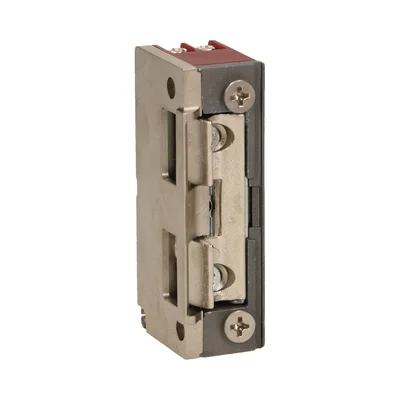 Cerradura eléctrica simétrica con guía, reversible, MINI, baja corriente, 280 mA para 12 V CC