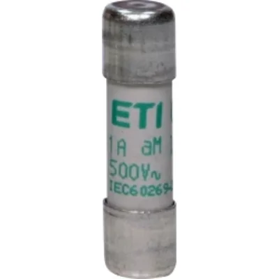 CH10x38 aM 1A/500V Enlace fusible cilíndrico