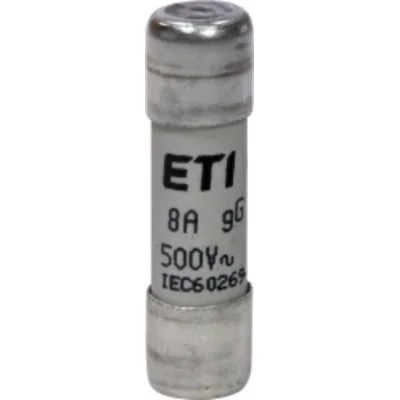 CH10x38 gG 8A/500V Enlace fusible cilíndrico