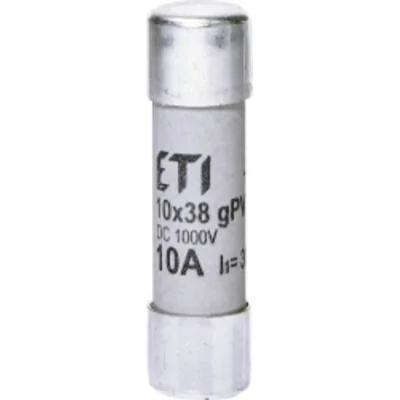 CH10x38 gPV 10A/1000V DC Cylindrical fuse link PV