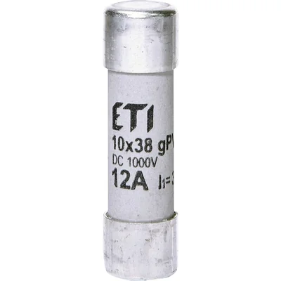 CH10x38 gPV 12A/1000V DC Zylindrische Sicherung PV