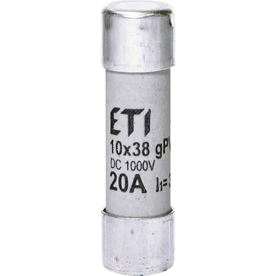 CH10x38 gPV 20A/1000V CC Fusible cilíndrico PV