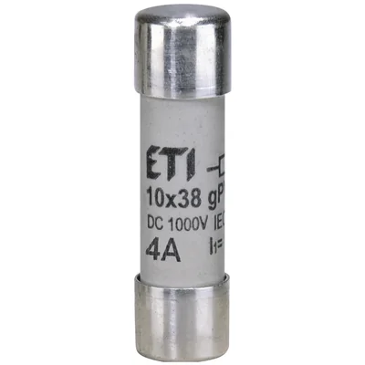 CH10x38 gPV 4A/1000V DC Cylindrical fuse link PV