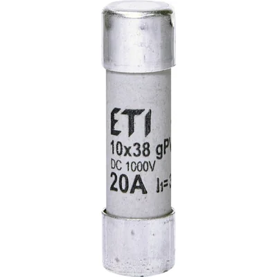 CH10x38 gPV Fusibile cilindrico 20A/1000V CC PV
