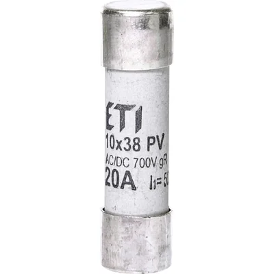 CH10x38 gR 20A/700V AC/DC Cylindrical fuse link PV gR 700V
