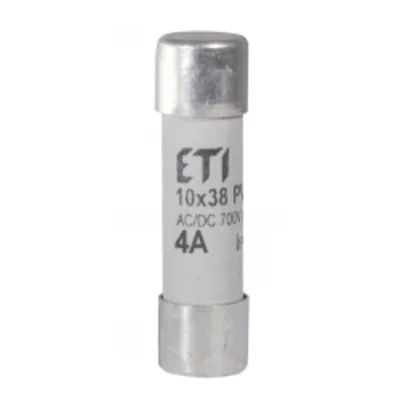 CH10x38 gR 4A/700V AC/DC Fusibile cilindrico PV gR 700V