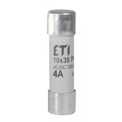 CH10x38 gR 4A/700V AC/DC Циліндричний запобіжник PV gR 700V