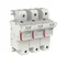 CH223DU Embase cylindrique 22x58, tripolaire, 125 A, 690 Vca