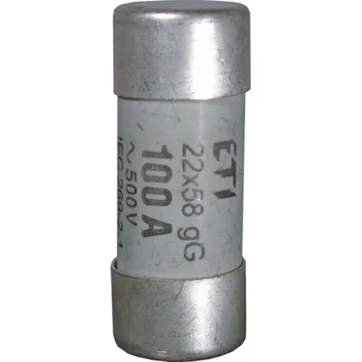 CH22x58/P aM 80A/500V Fusibile cilindrico con percussore
