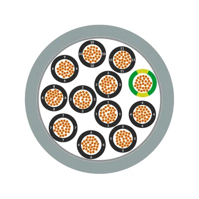 Chaîne ÖLFLEX 809 4G0.75 ; Câble