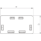 Channel end 60X110 white