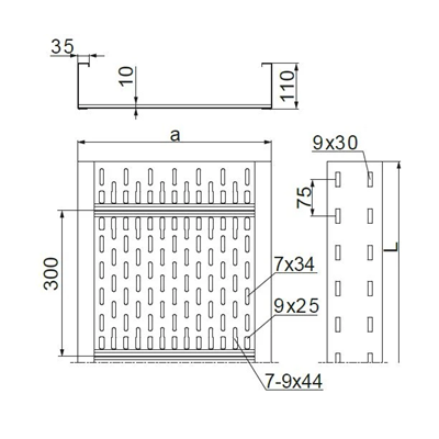 Channel KSP300H110/3