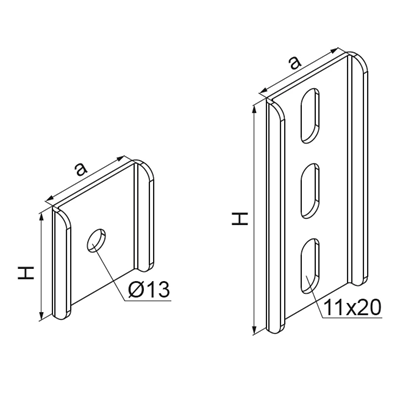 Channel plate, PZC40