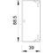 Channel WDK 40X90 B/W, WDK40090RW