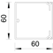 Channel WDK 60X60 B/W, WDK60060RW