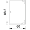 Channel WDK 60X90 B/W, WDK60090RW