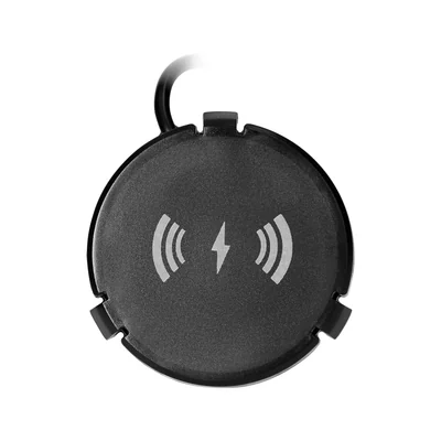 Chargeur sans fil à induction pour installation sous comptoir, 10 W, norme Qi V1.2, noir