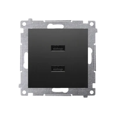 Chargeur Simon 54 WMDZ-C2USBx-049 : 2 ports USB (module), 2,1 A, 5 V CC, 230 V ; noir
