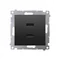 Chargeur Simon 54 WMDZ-C2USBx-049 : 2 ports USB (module), 2,1 A, 5 V CC, 230 V ; noir