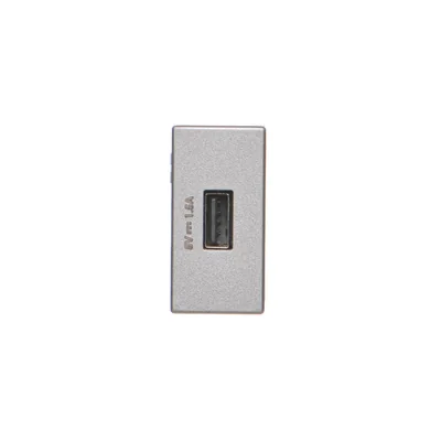 Chargeur USB K45 USB 2.0 - A 5V DC 1.5A aluminium