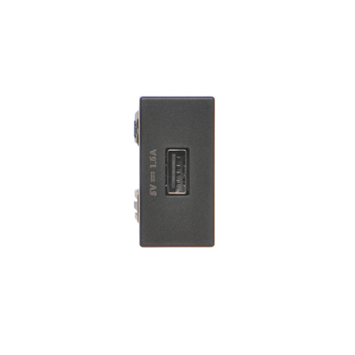 Chargeur USB K45 USB 2.0 - A 5V DC 1.5A graphite