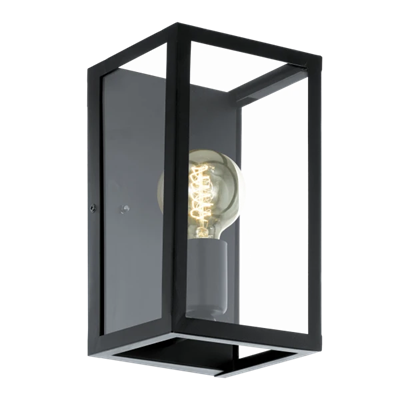 CHARTERHOUSE Black wall lamp