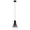 CHASELY Lampada a sospensione 20cm 40W E27 IP20 nera