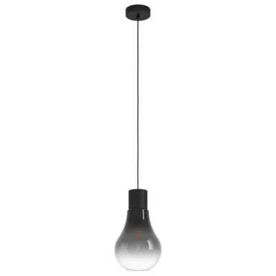 CHASELY Pendant lamp 20cm 40W E27 IP20 black