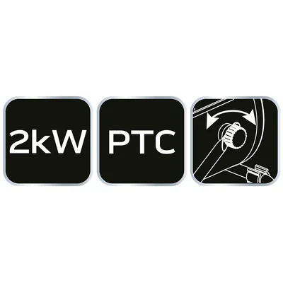 Chauffage électrique céramique PTC 2 kW