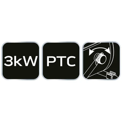 Chauffage électrique céramique PTC 3 kW