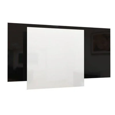 Chauffage mural/plafond GS basse température, en verre ; 500 W ; noir