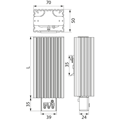 Chauffage semi-conducteur GRZ30