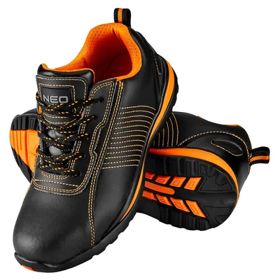 Chaussures de travail en cuir SB FO, embout en acier, pointure 44