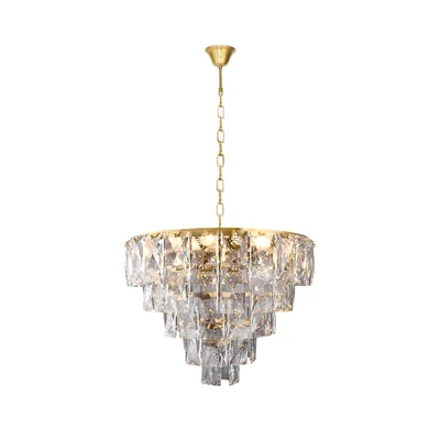 CHELSEA Závěsná lampa 50 cm zlatá