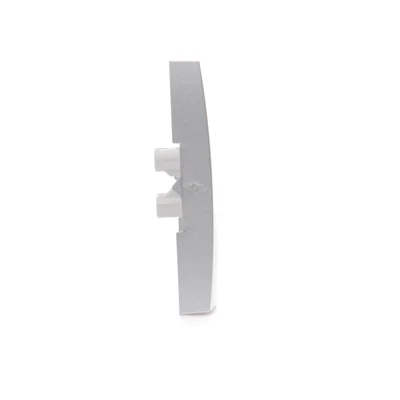 Chiave singola con occhiello per interruttori/pulsanti luminosi, argento (metallizzato)