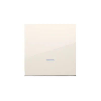 Chiave singola con occhiello per interruttori/pulsanti luminosi, crema