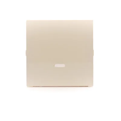 Chiave singola con occhiello per interruttori/pulsanti luminosi, crema