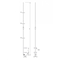 Chimney spire fi 10 L=1000 mm, hot-dip galvanized