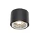 CHLOE AR111 Ampoule GU10 250V IP20 120x85mm NOIRE ronde fixe à montage en surface