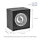 CHLOE AR111 Aufputz-GU10 250V IP20 145x145x100 SCHWARZ quadratisch beweglich