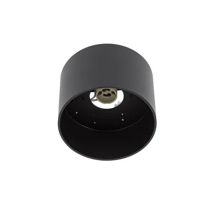 CHLOE AR111 SURFACE-MOUNTED GU10 250V IP20 120x85mm BLACK round fixed