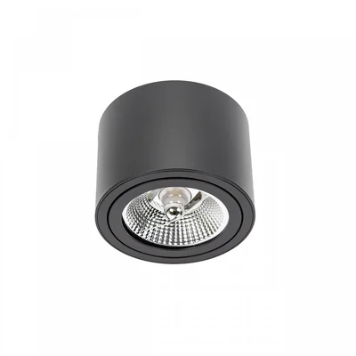 CHLOE AR111 SURFACE-MOUNTED GU10 250V IP20 139x100mm BLACK round movable