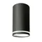 CHLOE MINI ANELLO DA SUPERFICIE GU10 230V IP20 fi55*107mm NERO fisso