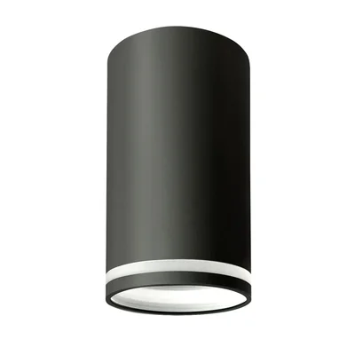 CHLOE MINI RING, montage en surface, GU10, 230 V, IP20, 55 x 107 mm, noir, fixe