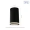 CHLOE MINI RING SURFACE-MOUNTED GU10 230V IP20 fi55*107mm BLACK fixed