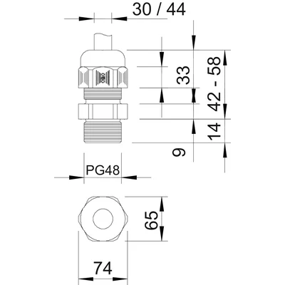 Chokes OBO V-TEC PG48 LGR, J.SZAR.