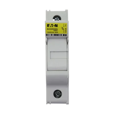 CHPV1U Base inserto cilindro 10x38, gPV, 1p, 32A, 1000 Vdc